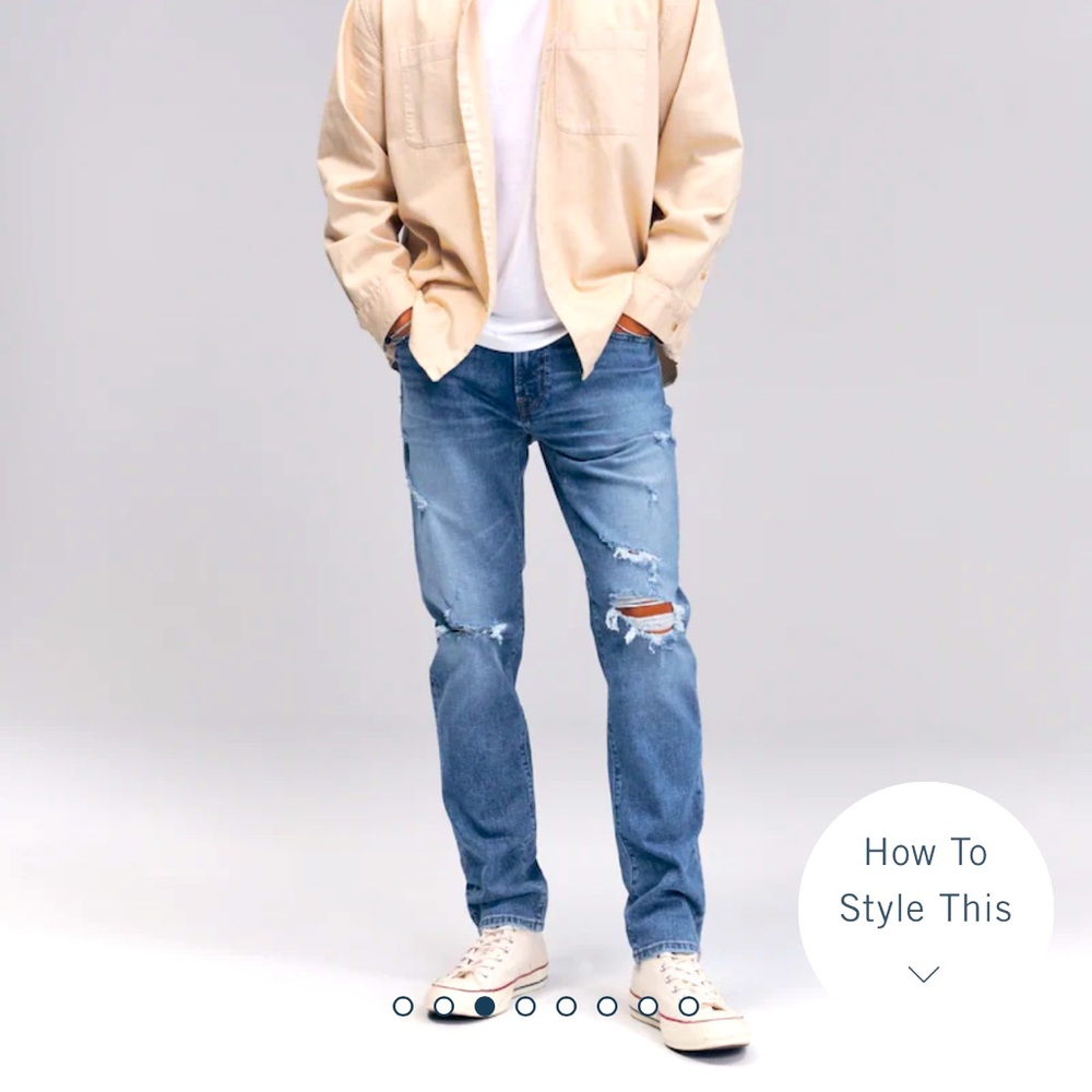 Abercrombie and Fitch Ripped Jeans